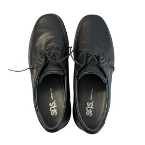 SAS Men’s Tripad Comfort Oxford Black Leather Lace Up Dress Shoes Sz 12 GUC